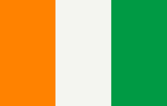 Ivory Coast Flag Illustration